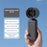 WH-09 100 Speeds Adjustable Rechargeable Handheld Fan Portable Digital Display Cooling Fan - Dark Grey - 2