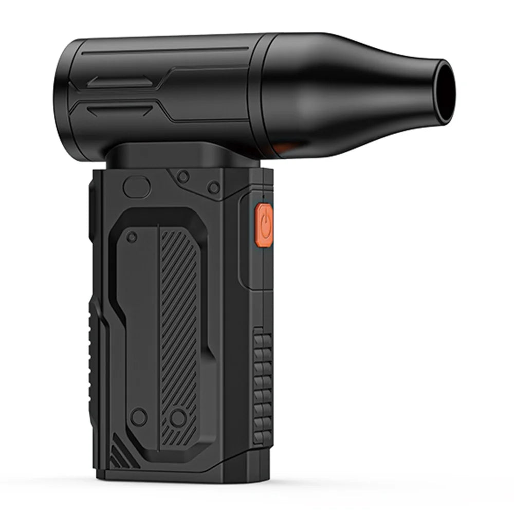 WT-F91 Handheld Air Duster 130,000RPM High-Speed Mini Blower 5 Speed Rechargeable Dust Blower - Black - 2