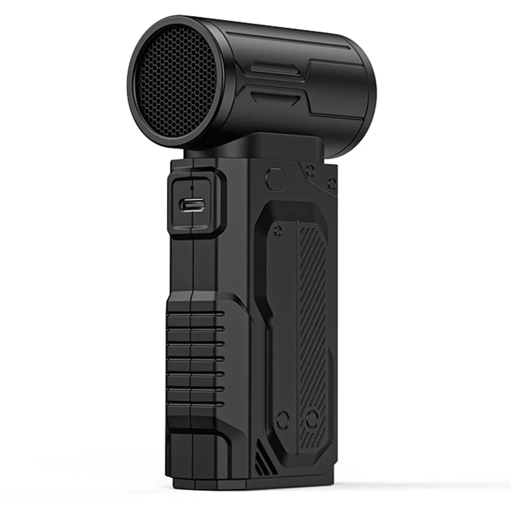 WT-F91 Handheld Air Duster 130,000RPM High-Speed Mini Blower 5 Speed Rechargeable Dust Blower - Black - 3
