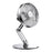 REMAX RS-ZF10 Metal Rotating Fan Rechargeable Portable Desk Fan 360-Degree Adjustable Fan For Home - 1