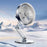 REMAX RS-ZF10 Metal Rotating Fan Rechargeable Portable Desk Fan 360-Degree Adjustable Fan For Home - 2