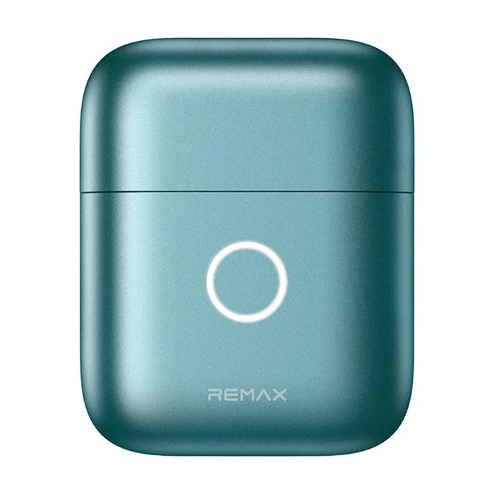 REMAX RS-H01 Portable Alloy Electric Shaver Waterproof USB-C Charging Shaver - Cyan - 1