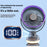 S6 Clip-On Desktop Fan Folding Cooling Fan with Timer / 5 Speed Settings for Home / Office - Grey - 5