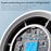 K-801 Cold Compress Summer Cooling Fan 100 Speeds Adjustable Portable Handheld Fan with Digital Display - White - 7