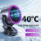 LS02 Desktop Bladeless Clip Fan Touch Control 180 Degree Oscillation Multi Wind Speed Summer Cooling Fan - Grey - 2