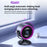LS01 Desktop Bladeless Fan Touch Screen Control 180 Degree Oscillation Multi Wind Speed Silent Cooling Fan - Grey - 7