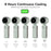 N607 Foldable Handheld Fan Turbo High Speed Silent USB Rechargeable Neck Fan - Green - 5