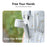 N607 Foldable Handheld Fan Turbo High Speed Silent USB Rechargeable Neck Fan - Green - 7