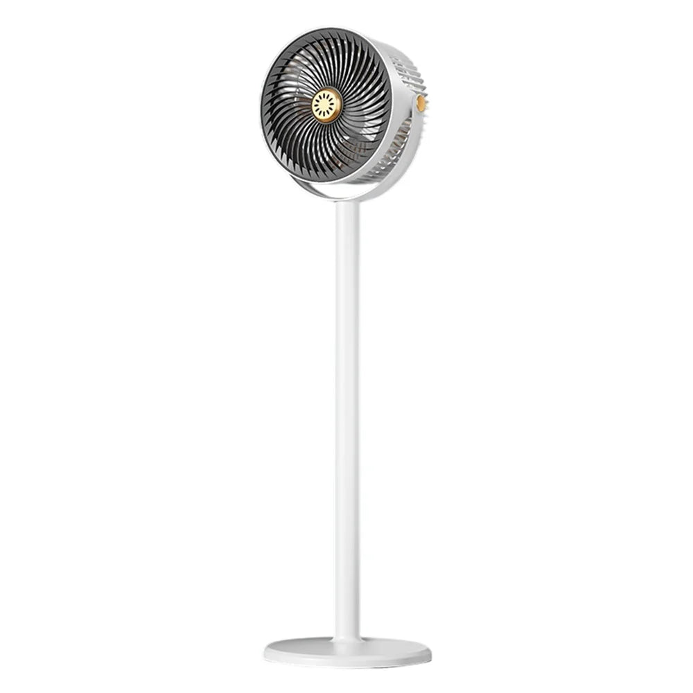 Retractable USB Fan Desk / Floor Standing Adjustable Height 5-Speed Large Airflow for Home / Office - Grey - 1