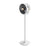 Retractable USB Fan Desk / Floor Standing Adjustable Height 5-Speed Large Airflow for Home / Office - Grey - 2