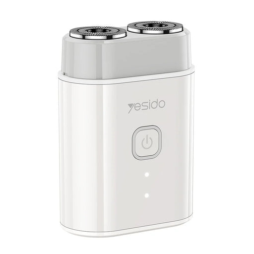 YESIDO MG20 IPX5 Waterproof Travel Electric Shaver Smart Display Dual-Ring Floating Blades - White - 1