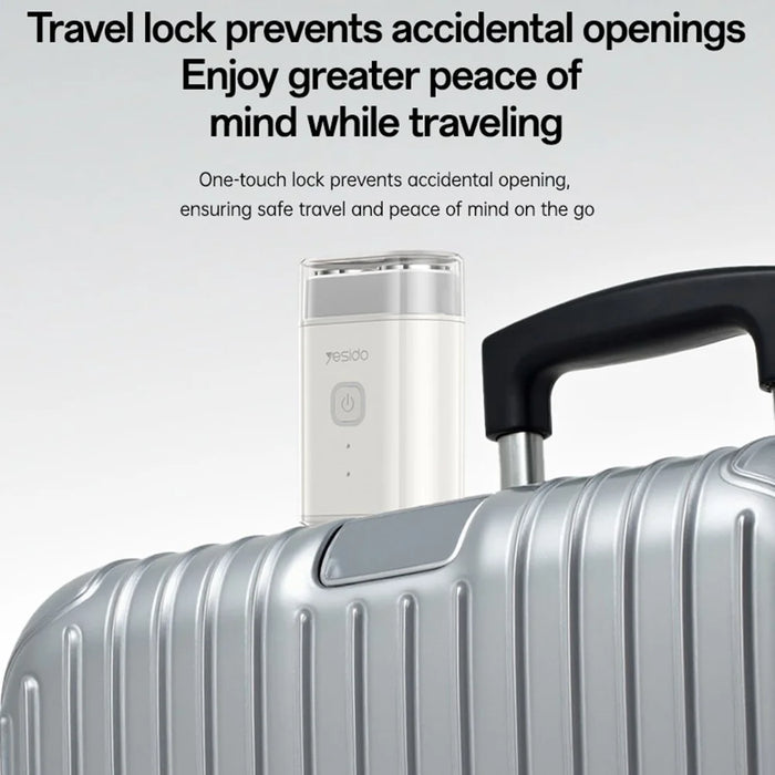 YESIDO MG20 IPX5 Waterproof Travel Electric Shaver Smart Display Dual-Ring Floating Blades - White - 5
