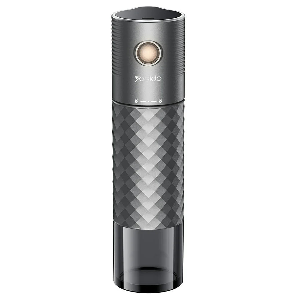 YESIDO EC29 Portable Electric Coffee Grinder 25W Powerful Motor Coffee Maker for Travel / Outdoor - Black - 1