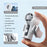 YS-G10 Mini Handheld Fan Built-in 3000mAh Battery Semiconductor Cold Compress LED Display Clip-on Fan for Travel Outdoor - White - 2