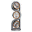 3-Head Desktop Fan USB Rechargeable 5 Modes Portable Circulating Fan for Outdoor Travel Office - Gray - 1
