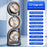 3-Head Desktop Fan USB Rechargeable 5 Modes Portable Circulating Fan for Outdoor Travel Office - Gray - 2