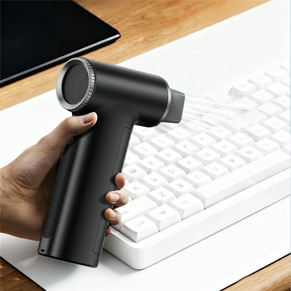 ACEFAST YF4 Handheld Turbo Fan with LED Digital Display 199 Speed Levels Fan for Electronics Cleaning - 7