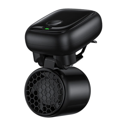 Clip-on Cap Fan 3-Speed Adjustable Low Noise Brushless Motor Mini Cooling Fan for Sun Hat - Black - 1
