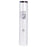 Mini Lipstick Shape Handheld Fan 199-Speed Adjustable Digital Display Silent Cooling Fan Built-in LED Light - White - 1