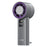WEKOME WT-F29 200-Speed Adjustable Handheld Fan LED Display Semiconductor Cooling Fan with Hanging Hook - Grey - 1