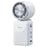 REMAX RS-SF35 Mini Foldable Cooling Fan 3000mAh Portable Desktop Handheld Fan for Travel Outdoor - White - 1