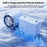REMAX RS-SF35 Mini Foldable Cooling Fan 3000mAh Portable Desktop Handheld Fan for Travel Outdoor - White - 5