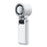 Y38 Foldable Handheld Fan 3000mAh Semiconductor Ice Cooling 199-Speed LED Digital Display Mini Fan for Outdoor - White - 1