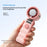 Y28 Foldable Cooling Fan 3600mAh TEC Semiconductor Refrigeration 199-Speed Portable Handheld Fan for Outdoor Indoor - Pink - 2