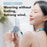 F30 Pro Portable Handheld Neck Fan 4 Speeds Adjustable Foldable Desktop Fan for Summer Cooling - White - 4
