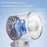 Mini Folding Fan Ice Cooling 5-Speed Handheld Portable Desktop Umbrella Clip Fan for Summer - White / Pink - 3