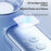 WT-F606 Handheld Fan 4000mAh Type-C Fast Charging 100-Speed Levels LED Display Ice Cooling Fan for Outdoor - Blue - 4