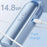 WT-F606 Handheld Fan 4000mAh Type-C Fast Charging 100-Speed Levels LED Display Ice Cooling Fan for Outdoor - Blue - 7