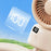 WT-F611 Stroller Octopus Fan Auto Oscillating Digital Display 9000mAh Portable Baby Fan for Camping Desk Ourdoor - Pink - 5