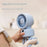 WT-F611 Stroller Octopus Fan Auto Oscillating Digital Display 9000mAh Portable Baby Fan for Camping Desk Ourdoor - Pink - 7