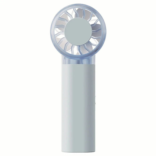 WT-F604 Pocket Handheld Fan 2000mAh Type-C Fast Charging 4-Speed Portable Mini Fan for Outdoor Travel - Blue - 1