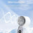 RD20 Foldable Cooling Fan 3000mAh Ice Cooling Portable Neck Hanging Handheld Desktop Mini Fan for Outdoor - White - 4