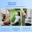 RD20 Foldable Cooling Fan 3000mAh Ice Cooling Portable Neck Hanging Handheld Desktop Mini Fan for Outdoor - White - 6