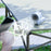 RD25 Foldable High Speed Fan 3000mAh Portable Handheld Desktop Neck Hanging Turbo Cooling Mini Fan for Office Outdoor - White - 7