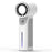 Handheld Ice Mist Fan 5-Wind Speeds 1800mAh Night Light Spray Mini Fan for Outdoor Cooling - White - 1