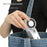 Handheld Ice Mist Fan 5-Wind Speeds 1800mAh Night Light Spray Mini Fan for Outdoor Cooling - White - 2