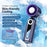 JF163 3-in-1 Portable Cooling Fan 4000mAh USB-C Rechargeable Desktop Handheld Foldable Neck Hanging Fan - Grey - 2