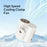 Y66 Waist Fan 2000mAh Semiconductor Cooling 5-Speed Digital Display Clip-on Portable Fan for Outdoor Sports - Blue - 4
