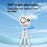 X31 Octopus Tripod Fan Semiconductor Cooling Handheld Turbo Fan with Digital Display for Baby Stroller - White - 4