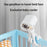 X31 Octopus Tripod Fan Semiconductor Cooling Handheld Turbo Fan with Digital Display for Baby Stroller - White - 5