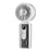 H06 Transparent Folding Handheld Neck Hanging Fan 3600mAh Semiconductor Cooling Portable Desktop Fan - White - 1
