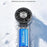 H06 Transparent Folding Handheld Neck Hanging Fan 3600mAh Semiconductor Cooling Portable Desktop Fan - White - 3