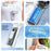 H06 Transparent Folding Handheld Neck Hanging Fan 3600mAh Semiconductor Cooling Portable Desktop Fan - White - 6