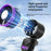 K822 Portable Handheld Fan Semiconductor Cooling 3-Speed Foldable Mini Electric Fan with Smart Digital Display - Grey - 5