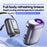 REMAX RS-GF07 Semiconductor Cooling Waist Fan 3000mAh 100-Speed Neck Hanging Portable Fan for Outdoor - Tarnish - 2