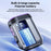 REMAX RS-GF07 Semiconductor Cooling Waist Fan 3000mAh 100-Speed Neck Hanging Portable Fan for Outdoor - Tarnish - 6